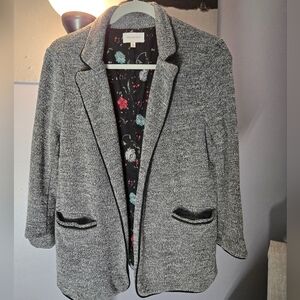 Skies Are Blue Gray Blazer